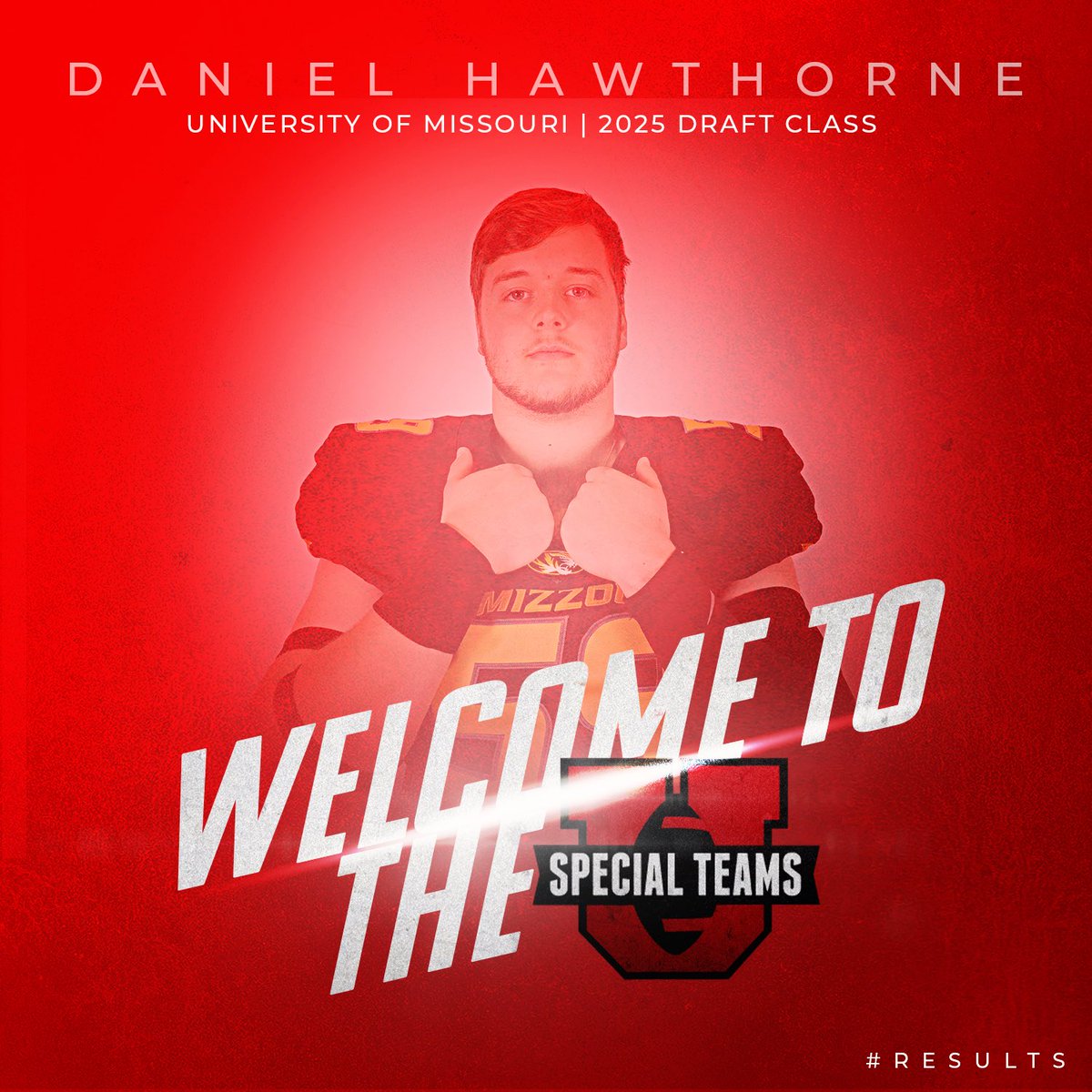 SpecialTeamsU's tweet photo. Help me welcome @MizzouFootball commit @DHawthorne01 to Special Teams U! Looking forward to helping him take his snapping to the next level! #WelcometotheU #ELITE #RESULTS #GoUnnoticed https://t.co/oSgesFp72n