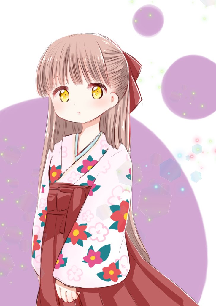 袴を着た女の子を描きました イラスト りんぴよ くすのきりんのイラスト