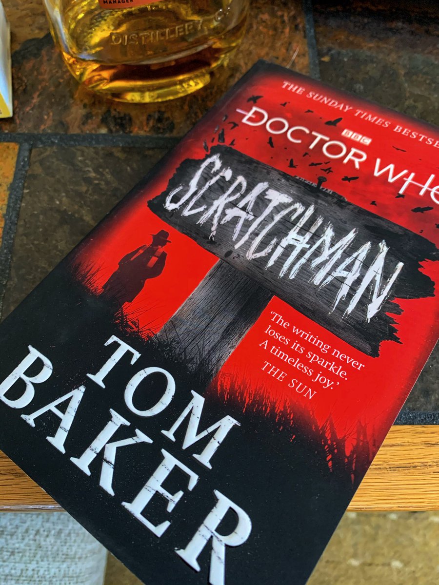 MartinM_Media's tweet photo. Some light lockdown reading. The Sunday Times Bestseller #DoctorWho #Scratchman by #TomBaker &amp; @gossjam (out now in paperback). Great fun so far. https://t.co/Jyj3EBalEB