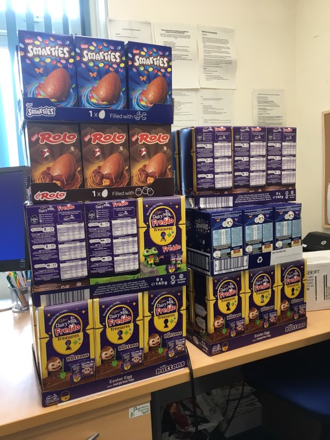 EmmaLines14's tweet photo. Thanks to Weymouth Morrisons for donating us Community Nurses some Easter eggs ❤️❤️ https://t.co/jsb6ERCOwn
