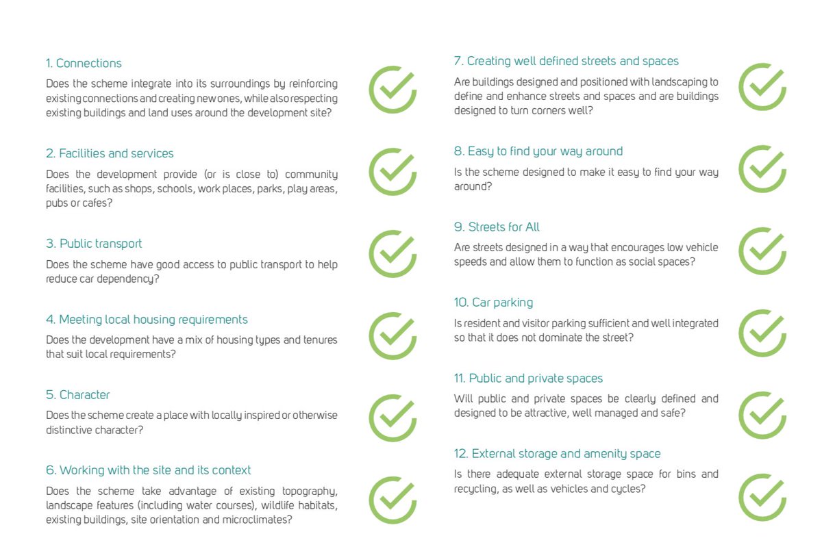 Carry out your own Building for Life Assessment and give yourself a well deserved, dogs bollocks, top score of 12. Green ticks will assist.