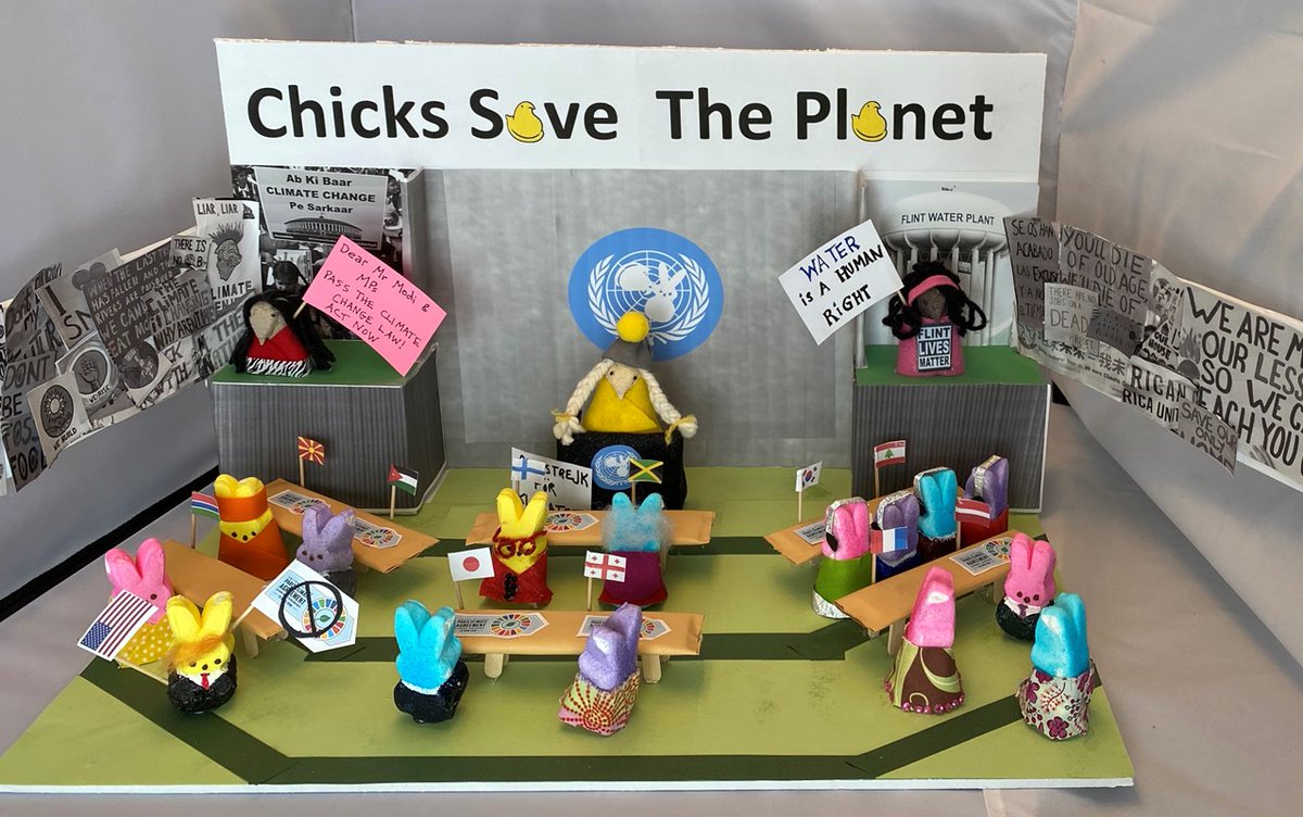 (Teen) Silver Peep | Chicks Save the Planet, featuring young global activists taking a stand, from last year’s winners of  #PeepYourScience: Ella Theoharis,  @jeannetheoharis,  @chefgeorgetheo, and  @samuelathan 