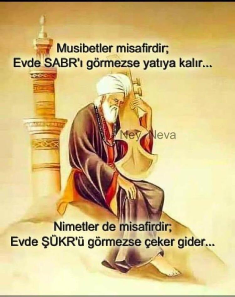 UfukLondon's tweet photo. Musibetler misafirdir; Evde SABR’ı görmezse yatıya kalır...Nimetler de misafirdir, Evde ŞÜKR’ü görmezse çeker gider... https://t.co/PpauJ2w41B