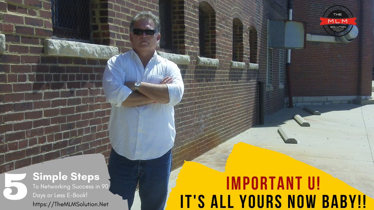 RobCouty's tweet image. Important U! - It's ALL yours now baby!
Join us at 11 am est for today's LIVE Podcast where Rob will be talking about your CRITICALLY important role in your business & success. #TheMLMSolution
Our FB Page: zcu.io/caGv
or YouTube Channel: bit.ly/2IDWfhM