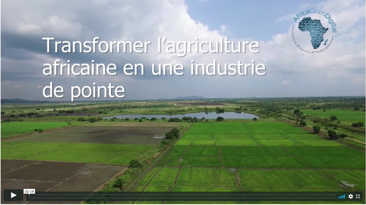 Regardez cette vidéo🎞️vimeo.com/406252418 ⏪de 2 minutes. Elle présente l'association industrielle "Africa Goes Digital" <a href="/AfGoesDigital/">Africa Goes Digital Inc.</a> et leur gamme de services basés sur des systèmes aériens sans pilote |#drones #Afrique #numérisation #télédétection #innovation #agriculture