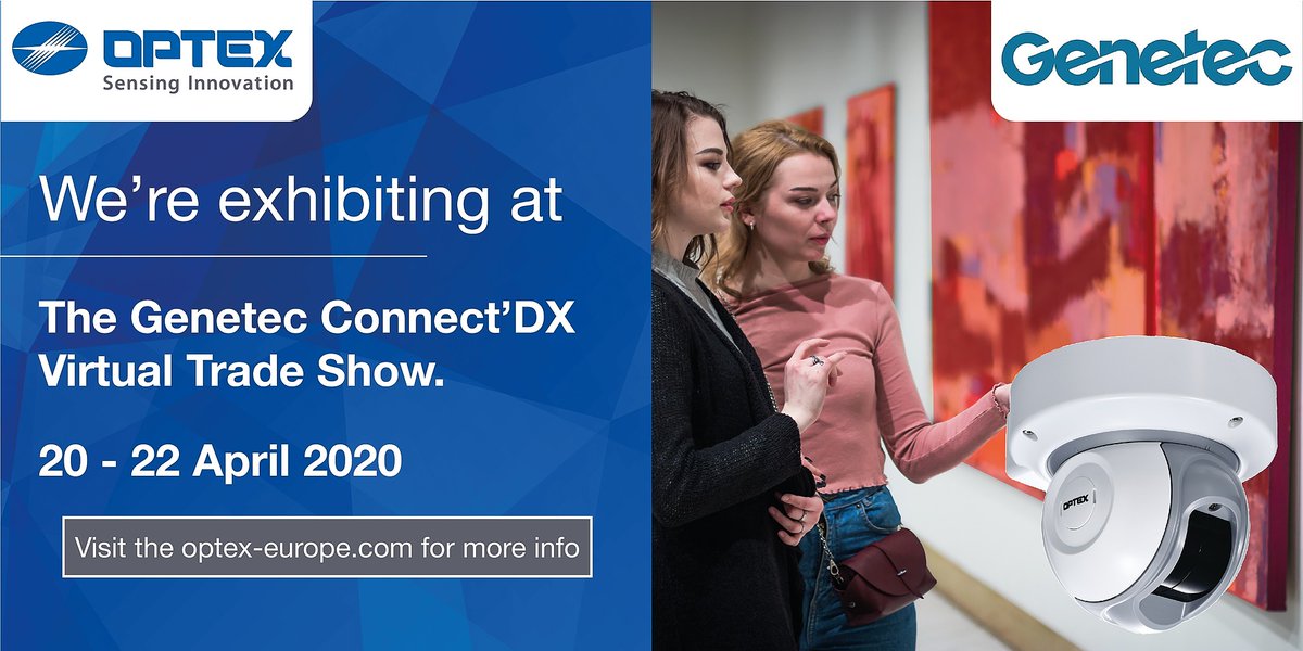 OPTEXSecEMEA's tweet photo. Next week we are going virtual for the @Genetec Connect'DX Tradeshow.
Come and visit the OPTEX booth and find out more about the #LiDAR solution. 
Laser sensor which provides a customisable ‘virtual’ wall or plane
https://t.co/LQUm64OHgj
#ConnectDX #Genetec #SecurityProfessional https://t.co/8RN7cjuMQA