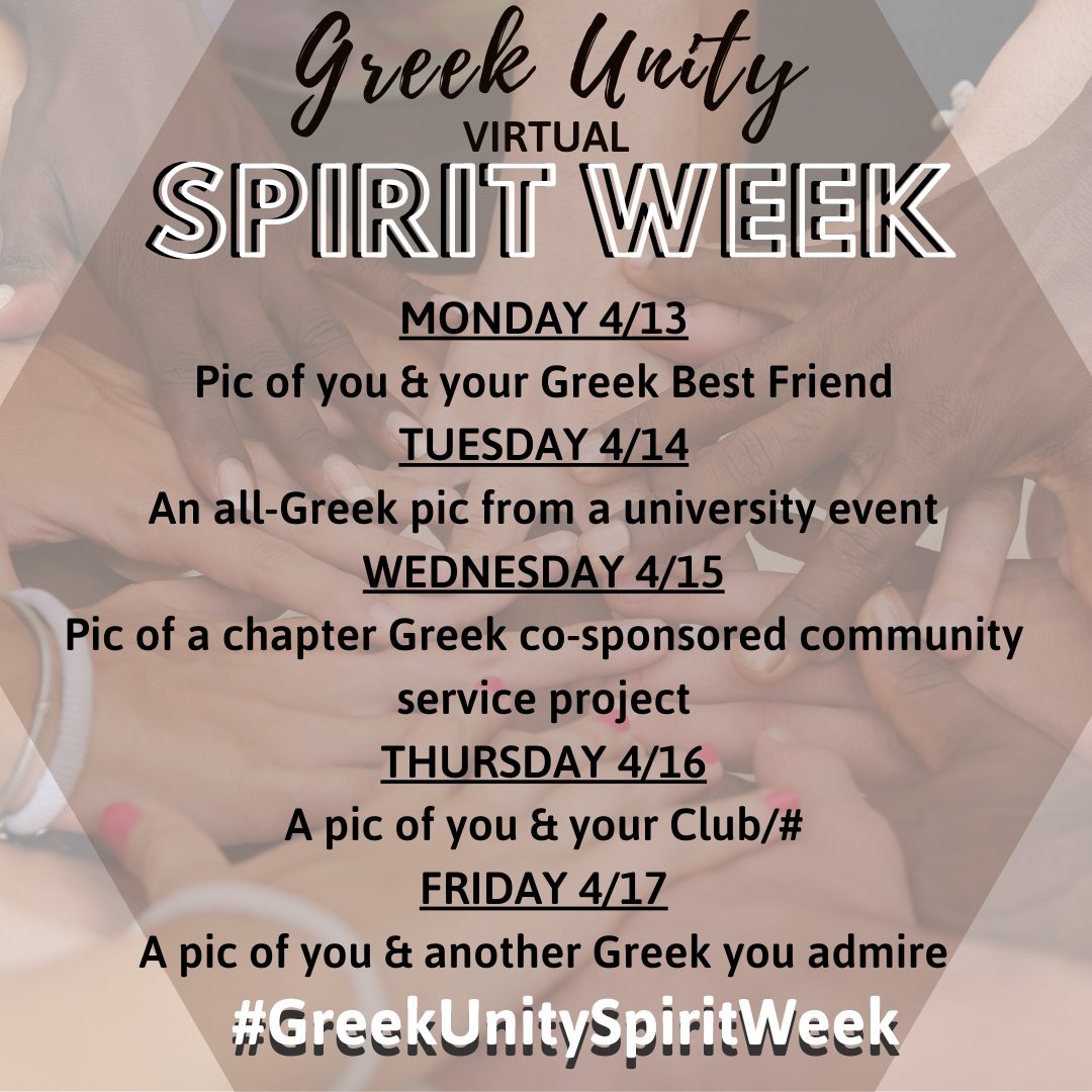 LTA1975's tweet photo. Together w/ Latino/a/x & Multicultural Greek Organizations & in the spirit of Greek Unity, Lambda Theta Alpha is participating in Virtual Greek Unity Spirit Week! Share your memories & empower Greek Members everywhere! Use #GreekUnitySpiritWeek to connect w/ other Greeks! https://t.co/REJVZOOf5Z