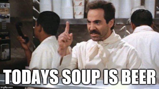ManvsAle's tweet photo. Drink up it’s getting cold...🤷♂️🍻😉🥣#ManvsAle #MvA #memesdaily #beercold #beeroclock #beertwitter #todayssoup #beersoup https://t.co/0P6enfUgFu