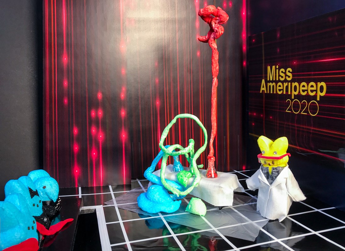 Best Use of Peeps | Miss AmeriPeep 2020, which features the “elephant toothpaste” experiment that helped  @CamilleSchrier actually win Miss America.  #PeepYourScience from  @cenmag staff and friends, including  @absoluteKerri,  @GinaCVitale  @laurenkwolf,  @GAViglione