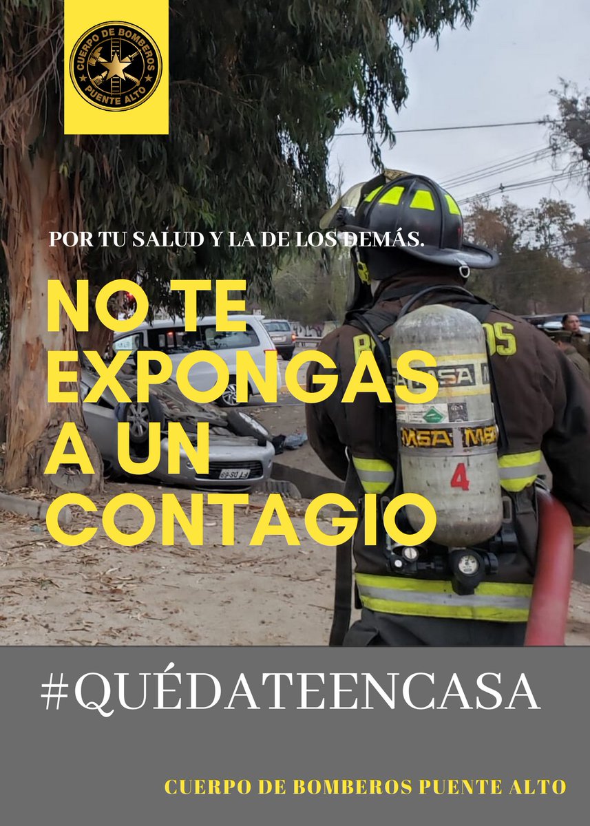 cbptealto's tweet photo. #QuédateEnCasa 

@PrimeraCBPA @bombero2cbpa @3raCBPA @bombacordillera @BombaPirque @6ta_ciacbpa @ZapadoresCBPA @novenaCBPA https://t.co/3NvK3MdLvp