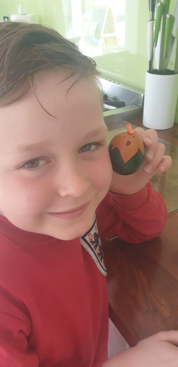 NikkiTaylorCox's tweet photo. @TheresaClarke20 Thanks for this great idea! Here is max's egg....
#LIHTlearningchallenge 
@GreenwaysPri 
@TheresaClarke20 https://t.co/SF524u2R0i