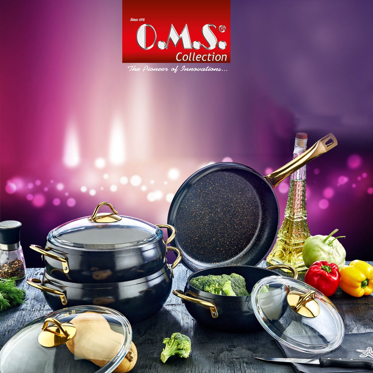 omscollection's tweet photo. Sofraya zarafet, mutfağa kolaylık katmak için Elegant Tencere Seti! #omscollection https://t.co/4N0QrnPX4P