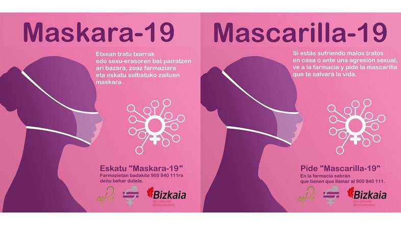 No estás sola. Nuestros servicios están activos y adaptados a las nuevas circunstancias del #Covid19 #violenciamachista 
Llama al 📞900 840 111 pero también puedes acudir a cualquier farmacia y decir 😷#Mascarilla19 sabrán que necesitas ayuda y qué deben hacer.