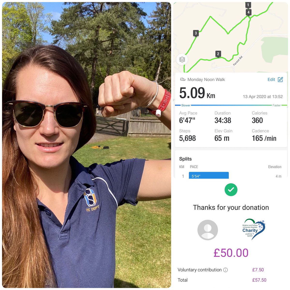 Oriel_PE's tweet photo. FANTASTIC FIVE! Alumna Ellie Watts, plus students Henry and Joe, and Miss Coventry and Mr Greeves are the next quintet to #GetInvolved and @Run5k4NHS today as we continue our #PUSHFOR2000! 1️⃣7️⃣4️⃣ participants, and £1️⃣8️⃣3️⃣7️⃣ raised now. #Proud #RUN5K4NHS #OrielPE 🙌🏽😍🔥@Worthscaff https://t.co/6OyLJ34cWj