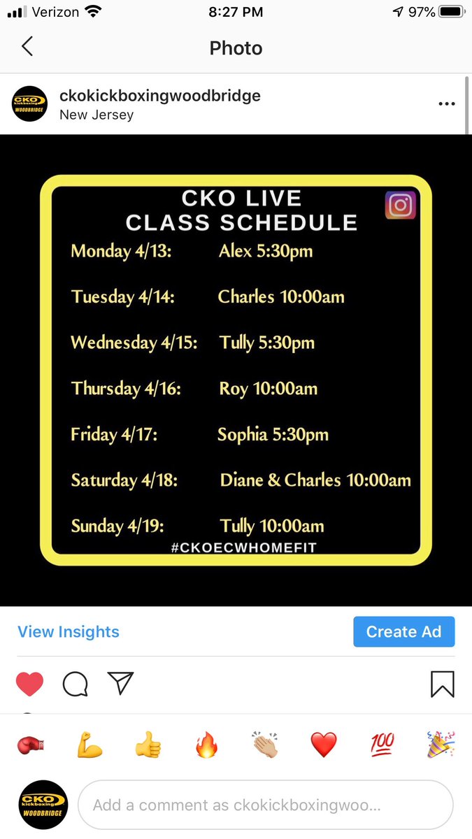 CkoClark's tweet photo. Check out this week's Instagram Live class schedule!  We will announce the IG Channel before the class and post it to IGTV afterward. 

We will see if we can get a few of these up on FB As well. https://t.co/fWs8vIAP8z
