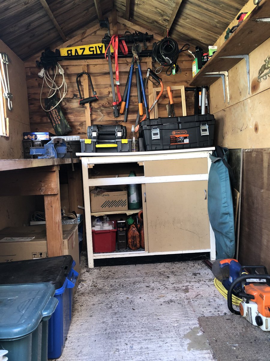 wessexwildlife's tweet image. Never before, in the field of manly endeavours, have so many sheds been tidied by so many men. #COVID19 #LockdownEaster