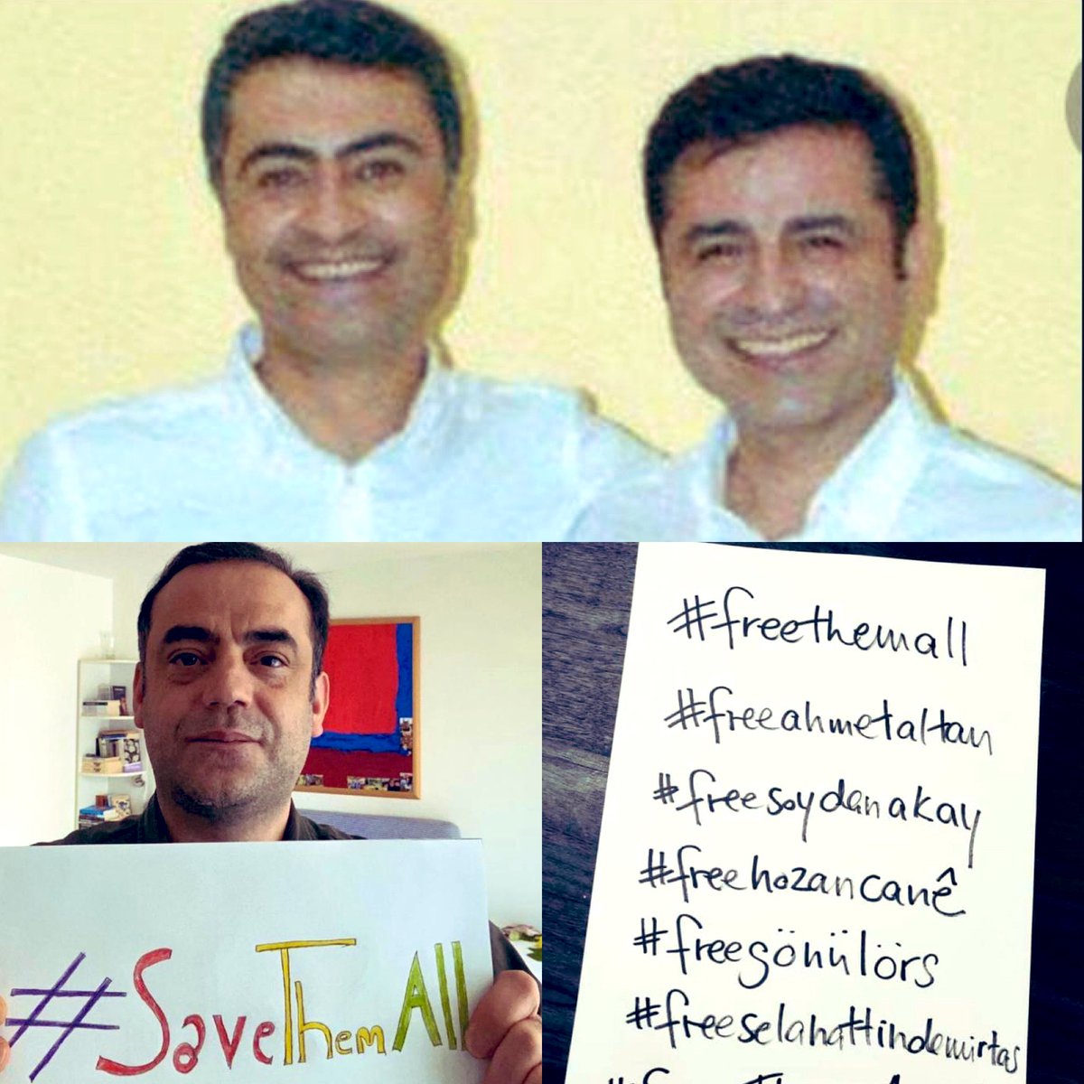Freiheit für alle politischen Gefangenen #SaveThemAll #FreeDemirtas