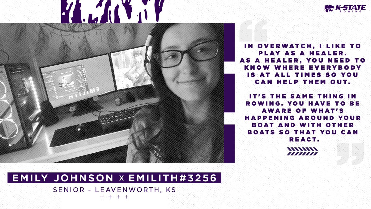 KStateROW's tweet photo. Take in new information. Adjust your expectations. React accordingly.

Emily Johnson shares how her passion for gaming and rowing have grown together in her time with the Wildcats.  

📝 > https://t.co/oM8qutcZGS https://t.co/I11K9wcb3t