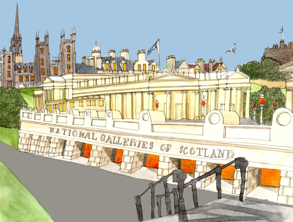 adrianmcmurchie's tweet photo. "Scottish National Gallery" #adrianmcmurchie #shopscotland #theglasgowillustrator #edinburgh #edinburghgalleries #scottishnationalgalleries #edinburghprint #edinburghgifts https://t.co/1UTOrfyJmx https://t.co/TNLPBk91g6