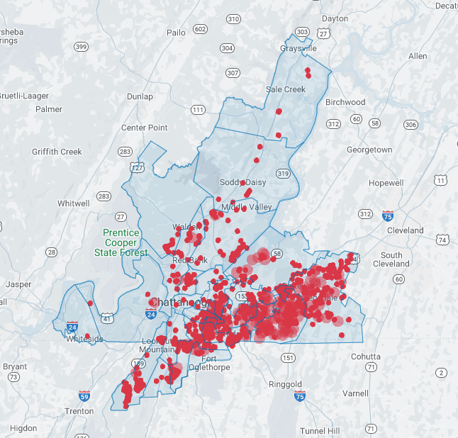 Epb Internet Outage Map Update: Epb: Damage To Power Infrastructure Tops $28 Million | Wtvcfox