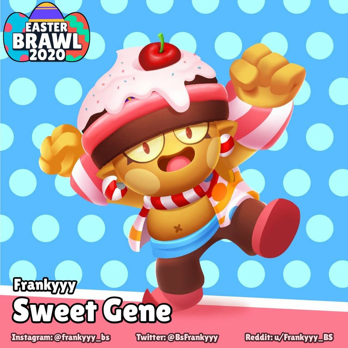 Frankyyy Chan On Twitter My Skin Idea For Easterbrawl2020 Sweet Gene Frank Supercell Brawlstarsit1 Brawlart Supercell Supercellgames Artwork Characterdesign Brawlstarsart Brawlstars Https T Co C8c08lu5wb - gene skin brawl stars