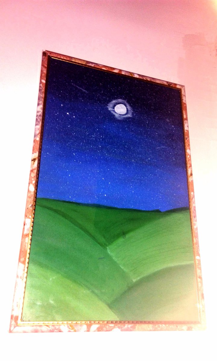Hajarart3's tweet photo. ~night acrylic painting on canvas~
~الليل الرسم بالأكريلك على
ال��انفاس
°»°»°»°»°»°»°»°»°»°~
#موهبتي_من_بيتي #رسمتي #painting #drawings #aesthetics #Pinterest #night #moon #canvas #acrylicpainting #Cloud #NaturePhotography #wallpaper #INFJ #bullet_journal # https://t.co/nk4Y0rFvrP