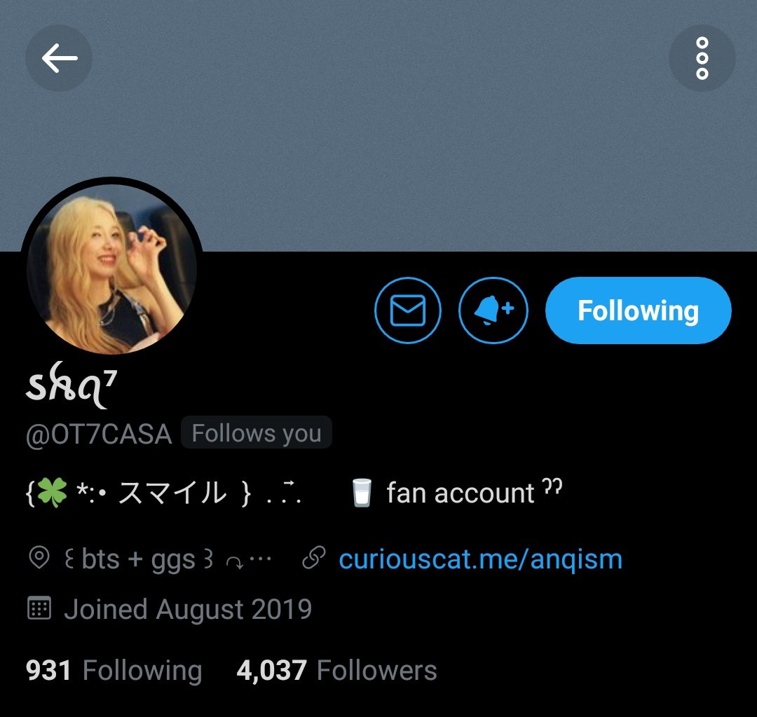 shashasha  the legend. the best tweets. the best humor and one of the most icon sh♡♡ters. ilysm @OT7CASA 