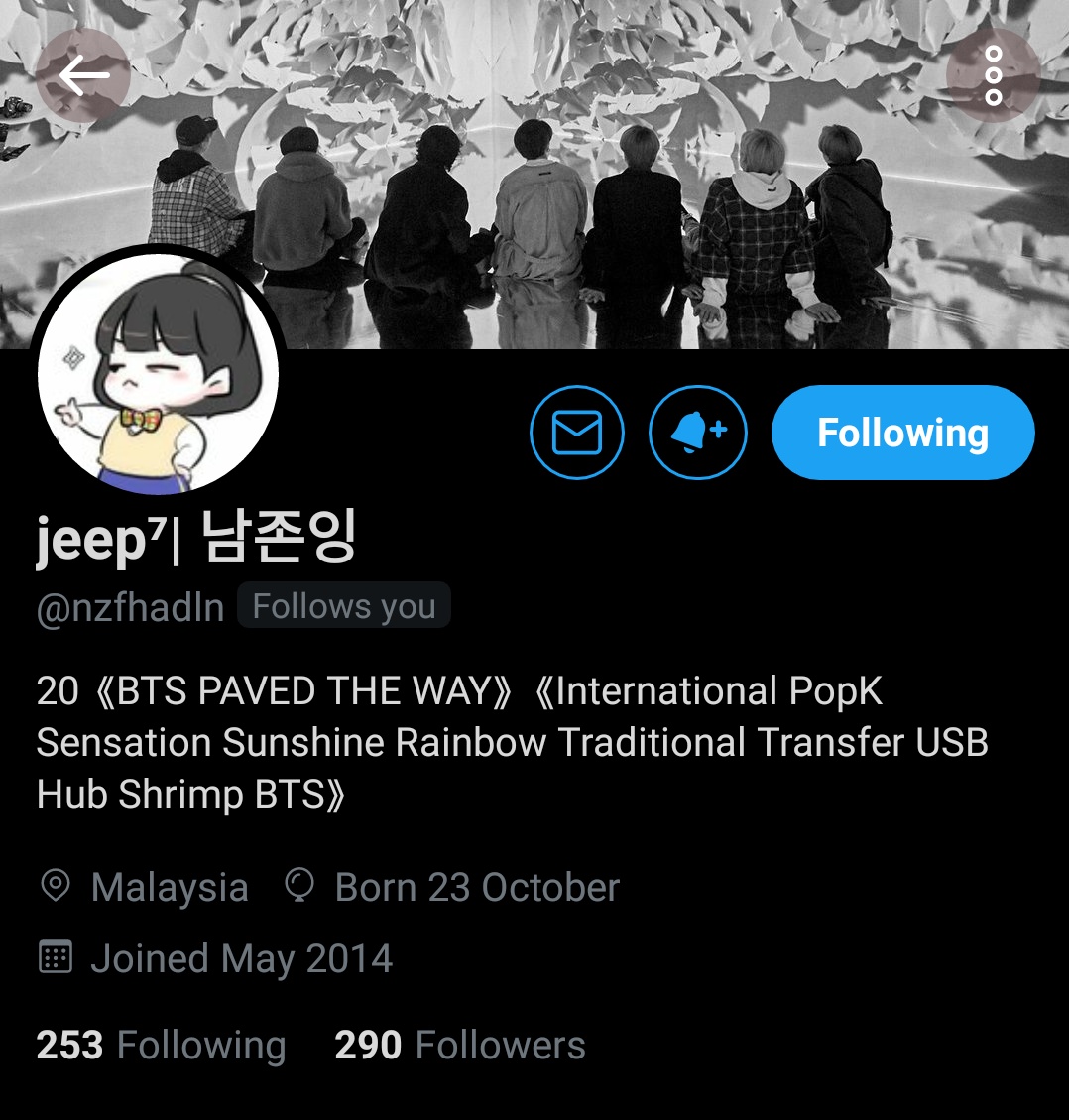 jeep u're so lovely and so cute and I love our mutual so much, I hope we can talk more cause I think u're a sweet person ok  @nzfhadln 