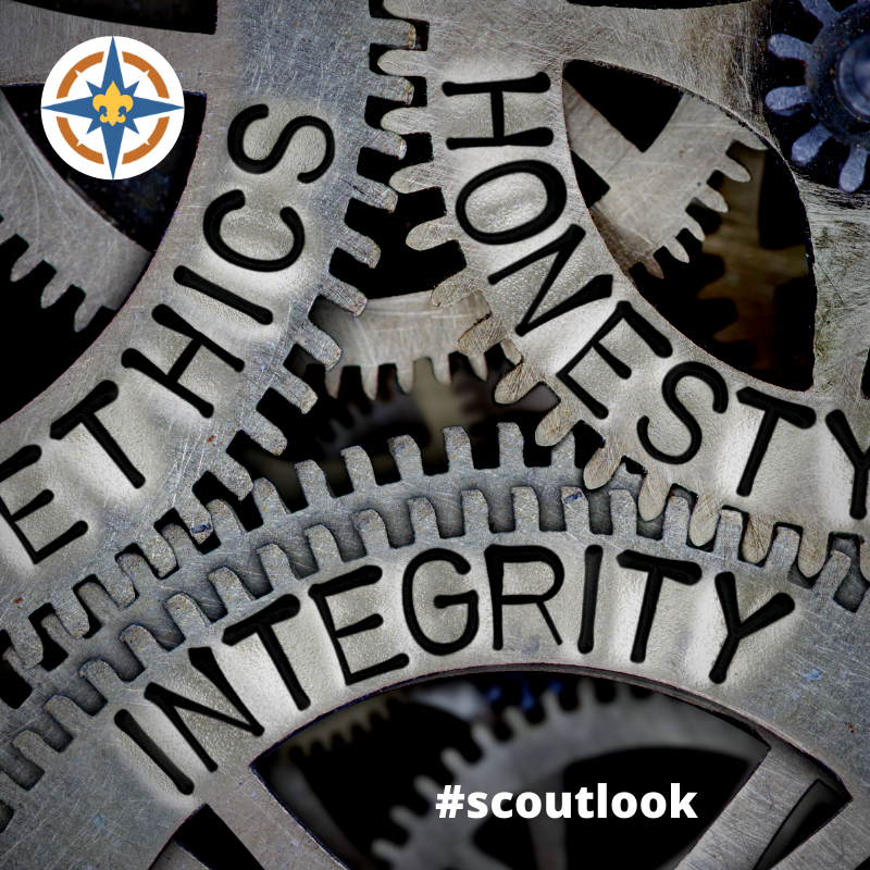 NorthernStarBSA's tweet photo. #Scoutlook - Look for ways to have integrity throughout the day! Tell the truth, don't talk behind your friends' backs, and do nice things even when no one is watching. https://t.co/A15riwUHx0