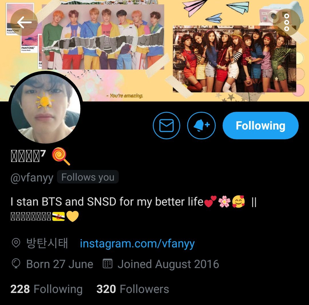 my very favorite armysone mutual  the best btsnsd content served  thank u for staying mutuals with me here too @vfanyy 
