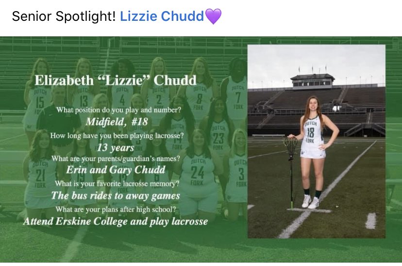 LadyFoxesLax's tweet photo. Honoring our seniors. https://t.co/4U2JVBh4Uw