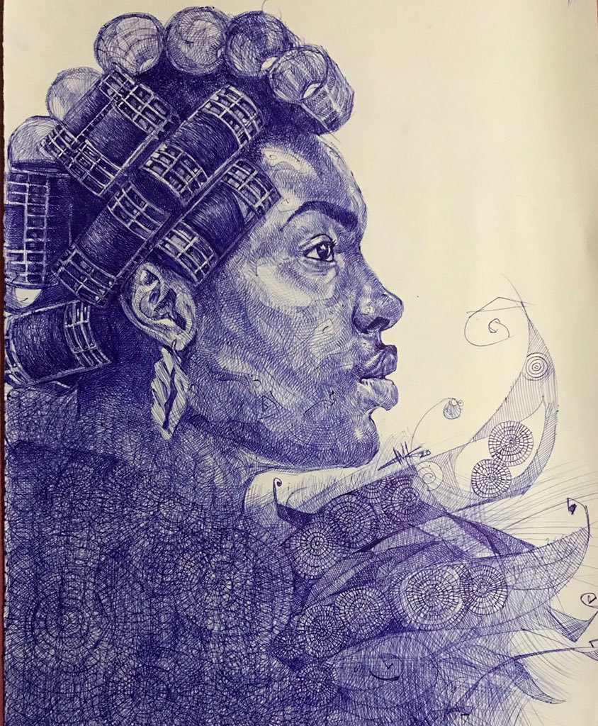 Mirungi_Arts's tweet photo. Let's Meet Dungu Michael🔥He is a Ugandan self taught ballpoint pen fine artist!♥💥
He draws his inspiration from African subjects, bonds, life and their aesthetics.💕❤
Kindly follow him @Dungumichael1 on twitter.
We are here to Celebrate African  Arts and Artists.!😍💕🤩❤ https://t.co/4vYnVJTwSD
