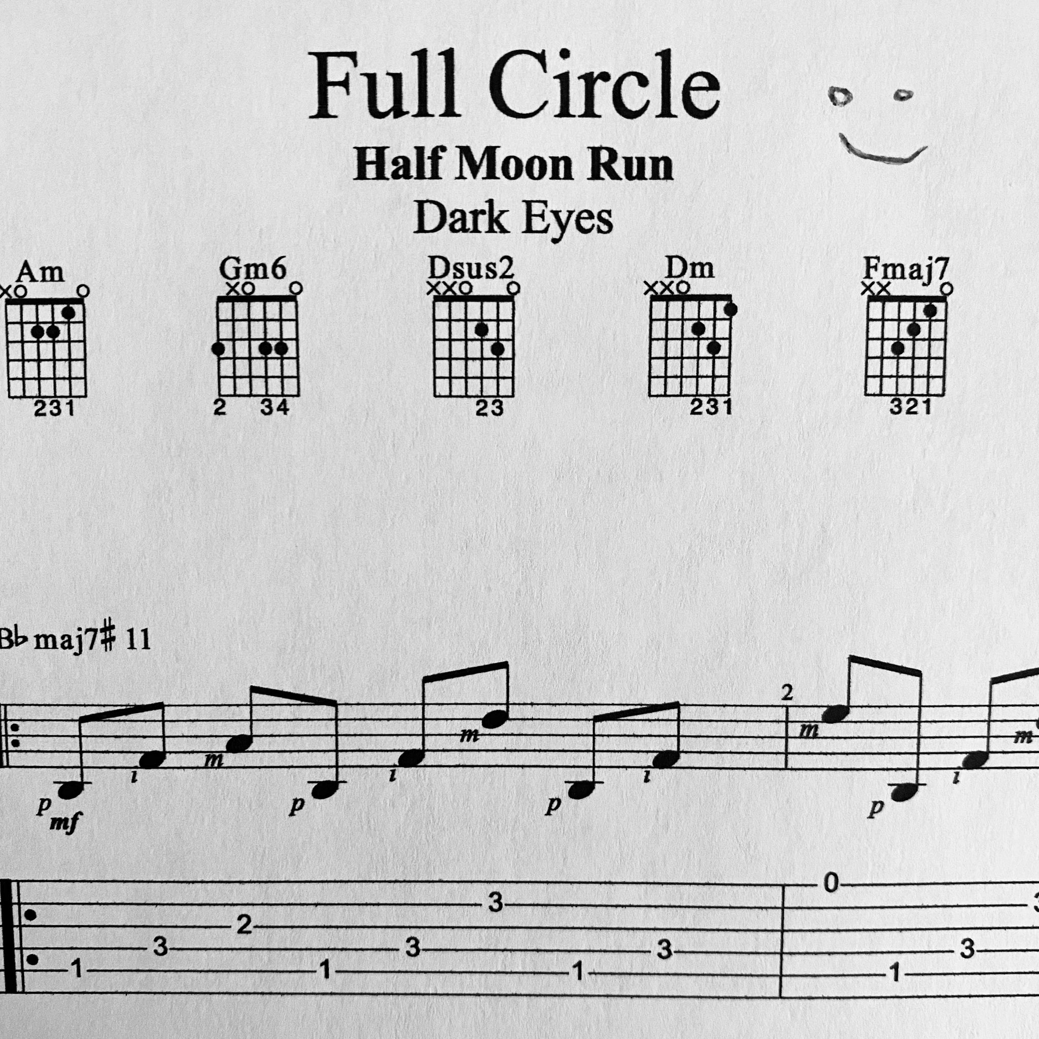 Half 2024 moon guitar