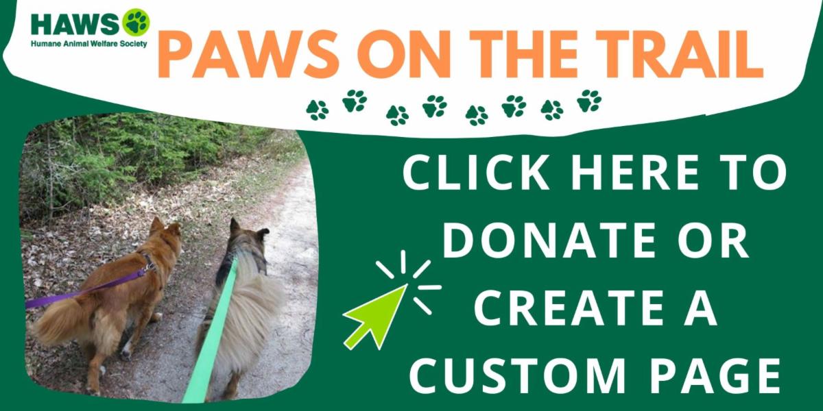 HAWS' Paws on the Trail CHALLENGE conta.cc/2XoMgV3