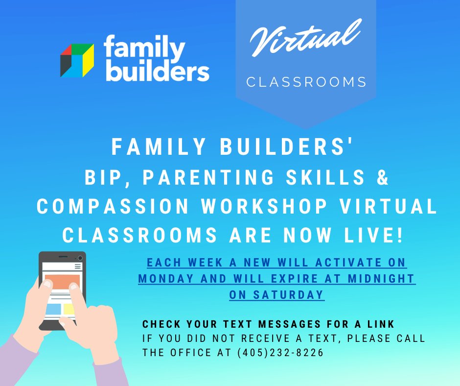 CLIENTS: The new virtual classroom links for all classes are now live for this week! You have today through Saturday at midnight to complete your class and assignments. Feel free to call us if you have any questions or concerns!