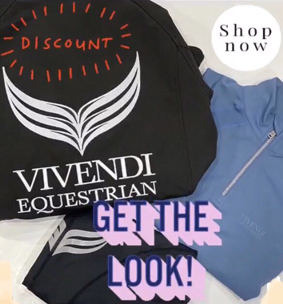 parareininguk's tweet photo. Check out the awesome @vivendiapparel rider wear at https://t.co/THwogRuF2I &amp; enter our special ambassador code: parareining15 and you will receive a 15 % discount off your order. #ambassador #brand #shop #discount #riding #style #horseriding #parareining #reining #ridingwear https://t.co/U6zzRzaFid