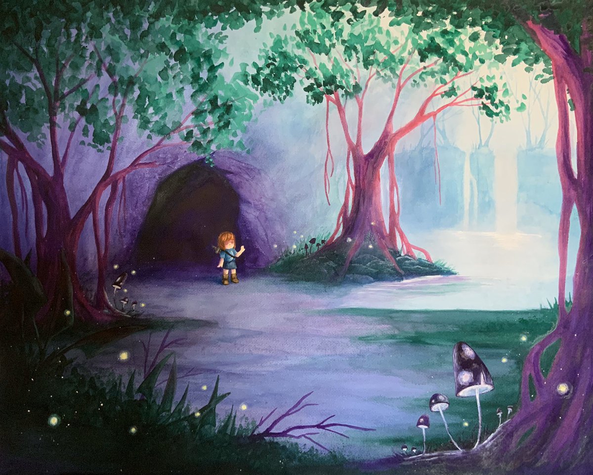 Through the Cave No.2

#watercolor #watercolorillustration #colorfulart #storyillustration