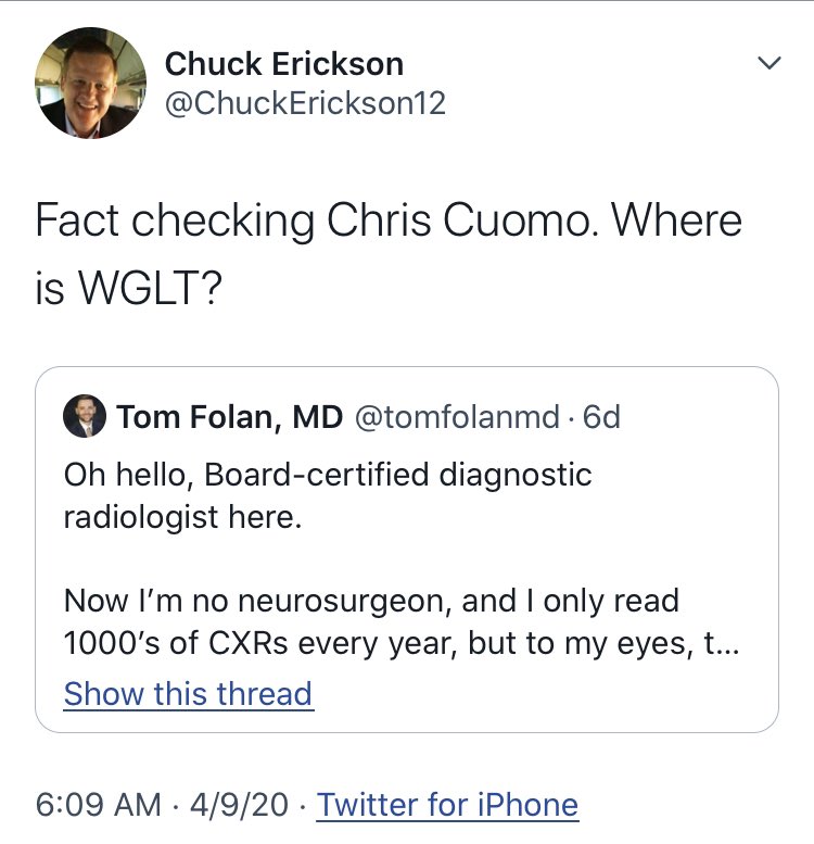 I listen to  @WGLTNews regularly as well, on the radio, at  http://WGLT.org  & on  @NPRone.Had no idea Chuck was listening too!