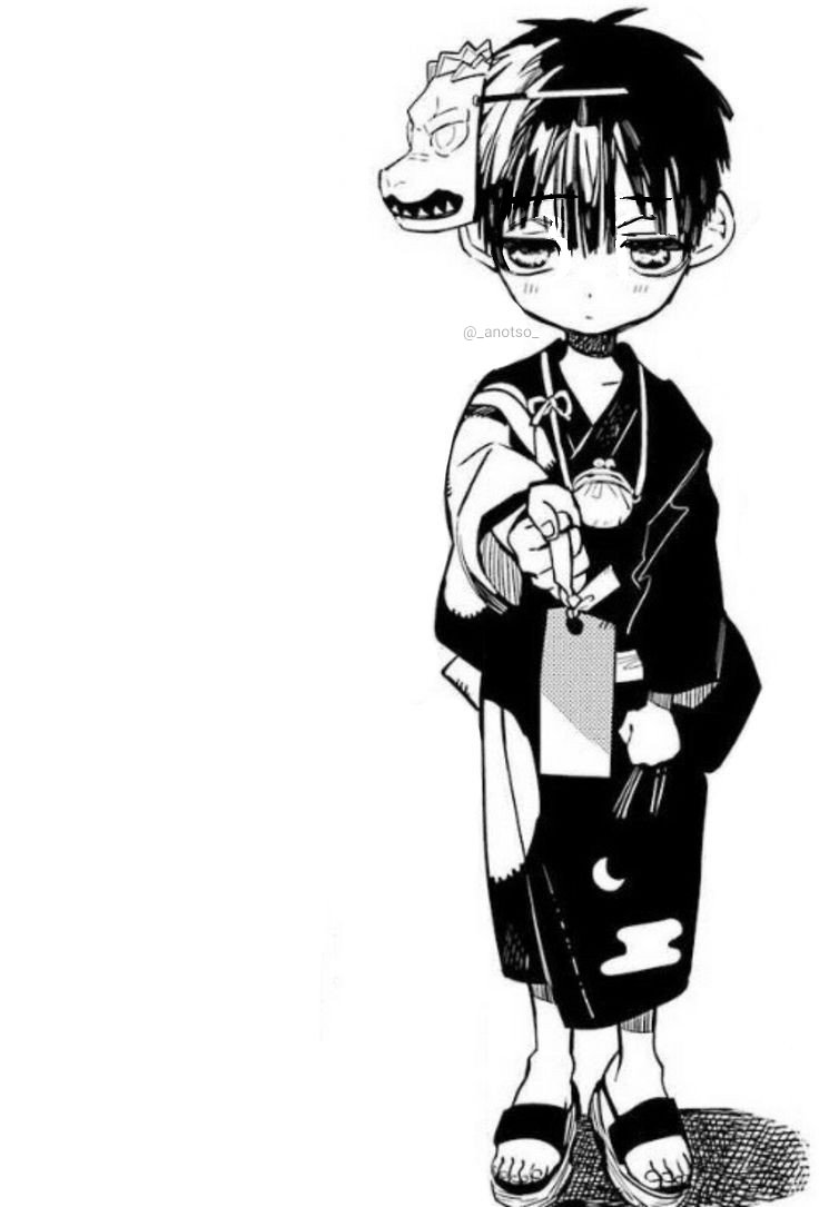 Hanako except his eyes are slightly further apart...•A thread