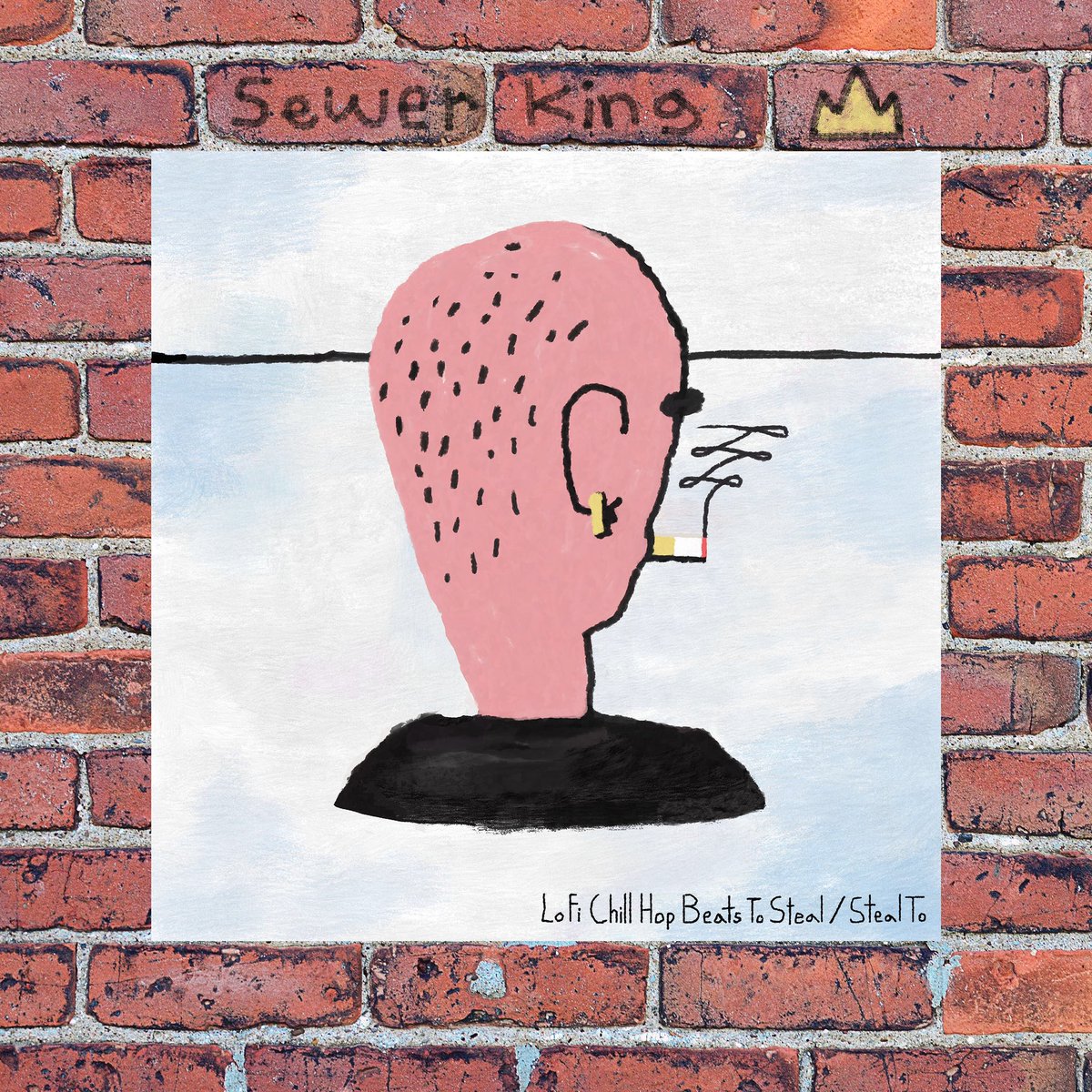 my buddy @sewer_king has a new album out and it's great.
check it out on all the streaming services <33
third panel by him :) ??