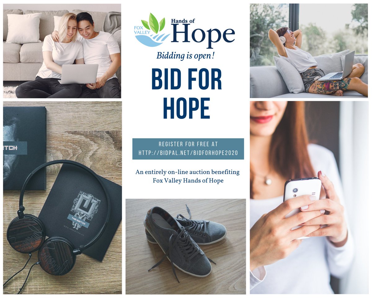 FVHandsofHope's tweet photo. Bid for Hope has finally begun! Register for free and start bidding on amazing packages!
https://t.co/KlDRBXwkk3
#givemorehope #bidforhope https://t.co/xy7FUM81g4