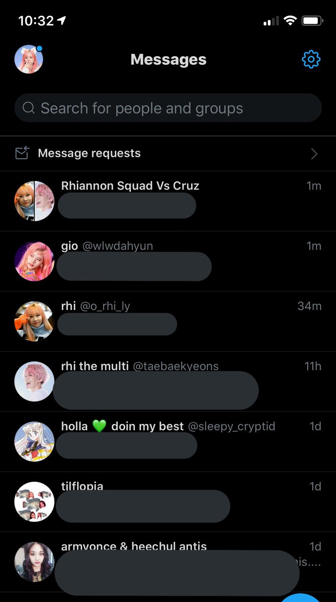 2. twt dms.... this took forever to edit bye