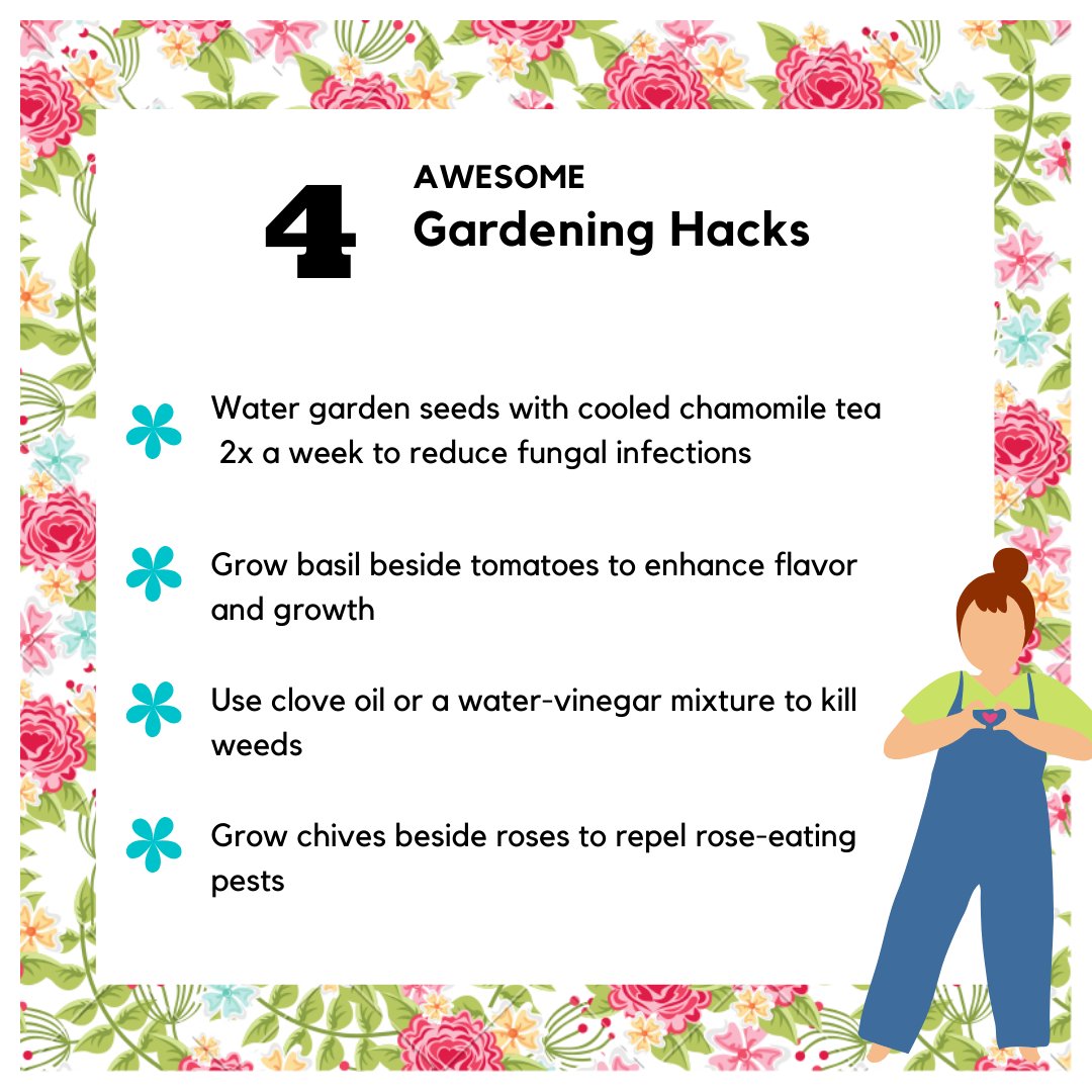 xVirity's tweet photo. Here are our top 4 #gardening hacks to get you started on the right foot this spring! 🙌

#gardeninghacks #gardeningtips #springplanting #gardeningisnotcancelled #xVital #MondayMood #EcoFriendly https://t.co/ZjciCPitxS