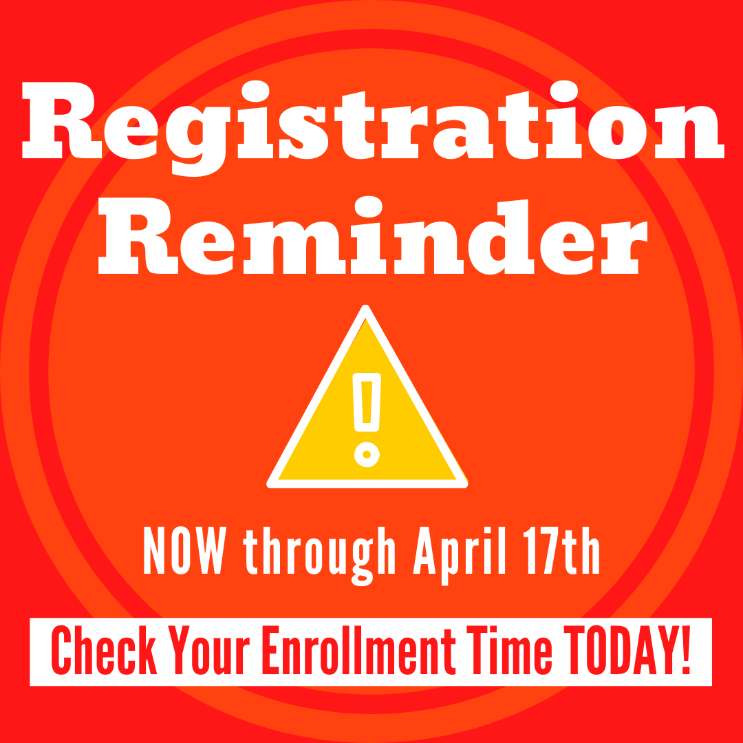 TCNJRecReg's tweet photo. 🚨 ATTENTION LIONS 🚨 Are you registered for Fall 2020 classes? Registration is in full swing through April 17th! Log into PAWS and check your enrollment appointment today! #tcnjtoday https://t.co/TL7t99tUWW