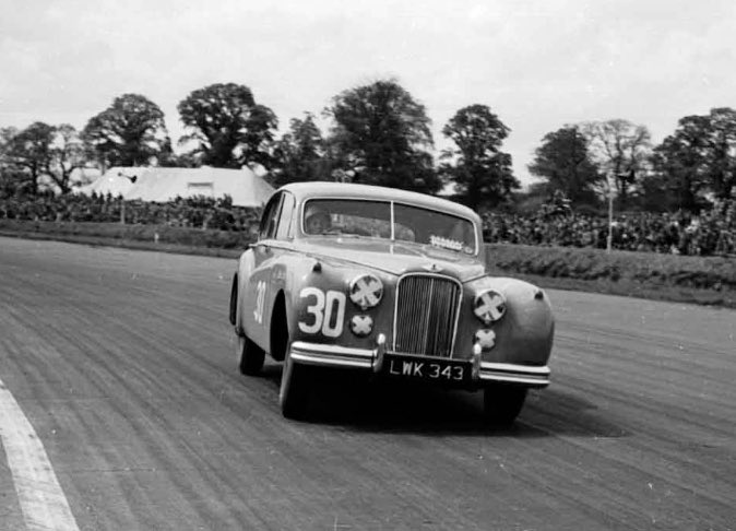 morewheelspin's tweet photo. #MGMonday #RIPStirling Stirling beat my MGYB twice, in a Jag Mk7 in ‘53 Silverstone Production Car Race &amp; in a Sunbeam Alpine in ‘54 Monte Carlo Rally @MGCarClub @CCCuration @cjhm_models @LienhardRacing @gmracingblue @JulienMOTRON @cjhm_models @Snugbucket https://t.co/FO44la3WUm