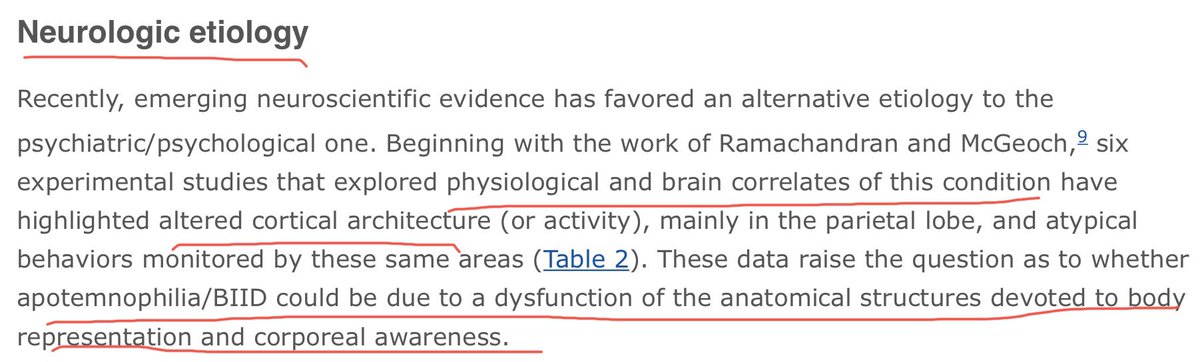 In a similiar parallel we now move onto neurological explanations. Much like the  #LadyBrain school of Gender Identity theory.