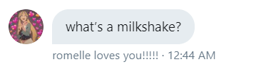 What's a milkshake?