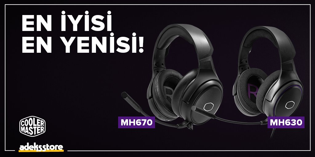 İkilemde bırakan teknolojileri ile kablolu ve kablosuz. Sizin tercihiniz hangisi? Yorumlarda belirtiniz.👇

#adeksstore #adeks #gamig #gamer #videogames #games #game #fortnite #twitch #pc #gaming #kulaklık #pcgaming #gta #videogame #pubg #follow #coolermaster