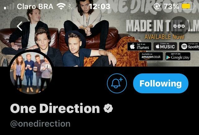 Bea The Header Of The Official 1d Account Was Resized And It Also Means That It Is Active Again