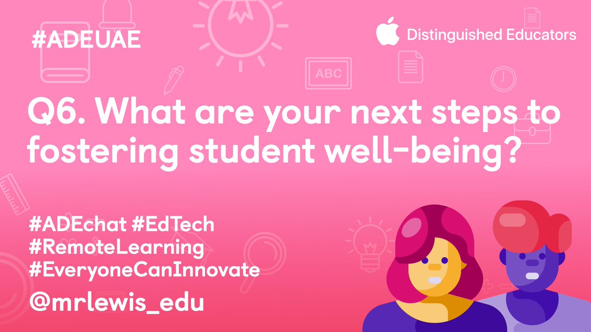 mrlewis_edu's tweet image. Our final thought for the evening...

Q6. What are your next steps to fostering student #welbeing 

#ADEchat #edtech #remotelearning